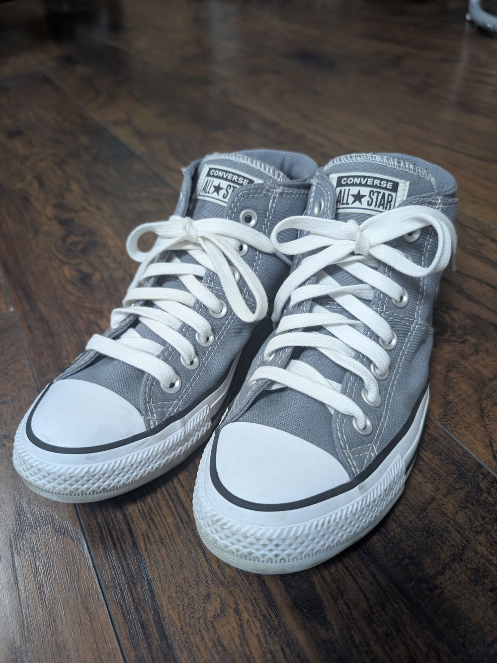 Converse Gray High-Top All Star Sneakers